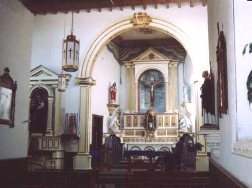 Ysleta Tx - Mission De Corpus Cristo Del Sur High Altar 