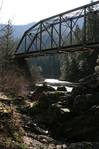 Bridge, Pollard Gulch, Shasta-Trinity-National Forest, California 