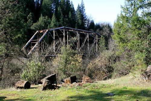 Bridge, Pollard Gulch, Shasta-Trinity-National Forest, California 