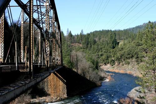 Bridge, Pollard Gulch, Shasta-Trinity-National Forest, California 