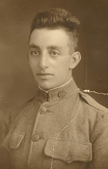 Private Buchiccio in dress uniform 1918