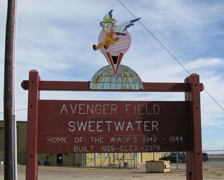 Sweetwater TX Avenger Field WASP WWII Entrance