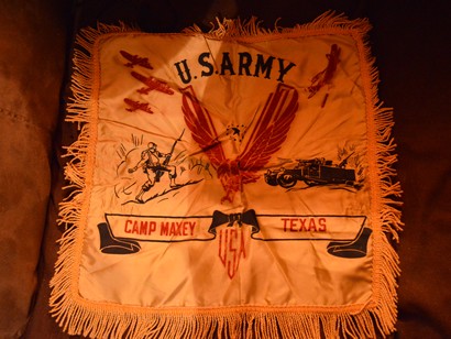 TX - Camp Maxey pillow
