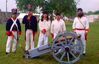 Goliad Mexican soldier reenactors